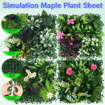plantes artificielles feuilles variées fleurs naturelles intérieur branches clips multiples couleurs