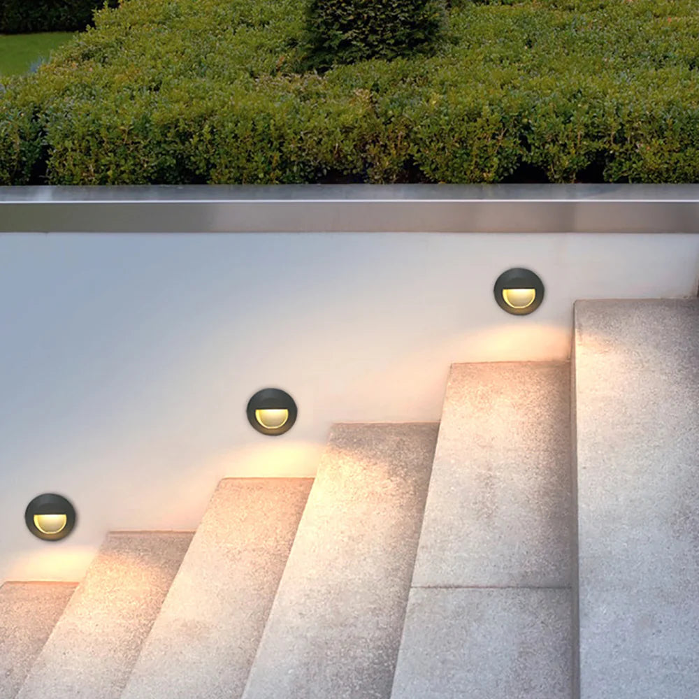 applique murale led moderne blanc noir grille ventilationextérieur minimaliste led 4000k 3000k 6000k
