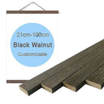 Cadre mural moderne bois teck noir blanc or 30cm 40cm 50cm.pin