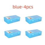 boîtes rangement fil transparentes pratiques modernes poignées bobines couleurs diverse outils couture broderie