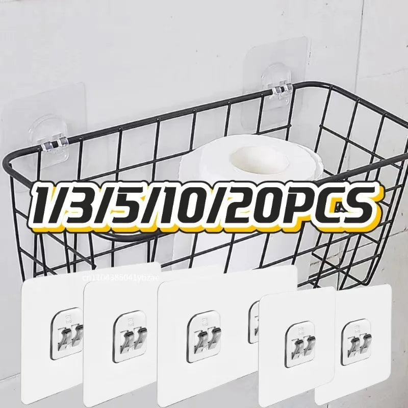 porte serviettes mural adhésif noir blanc moderne salle bains cuisine multiple utilisation PVC
