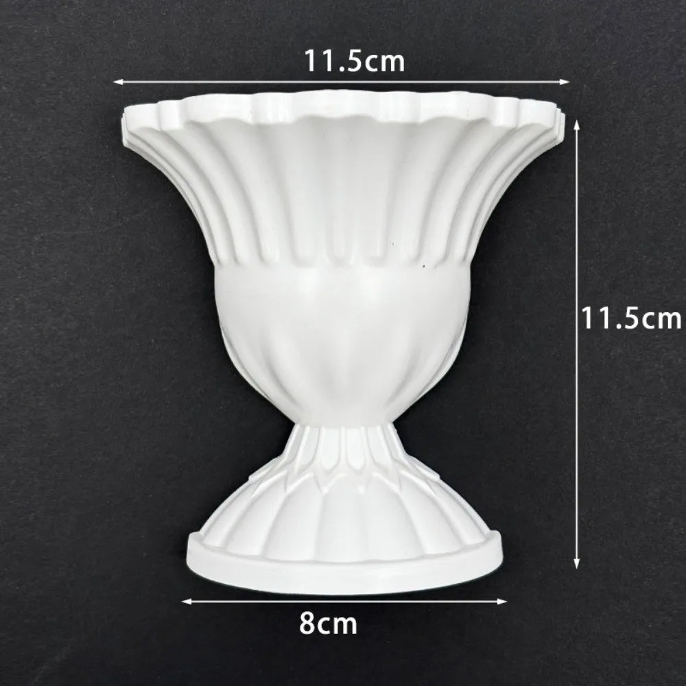 vase mural blanc classique rayures verticales opaque arrangement floral diy