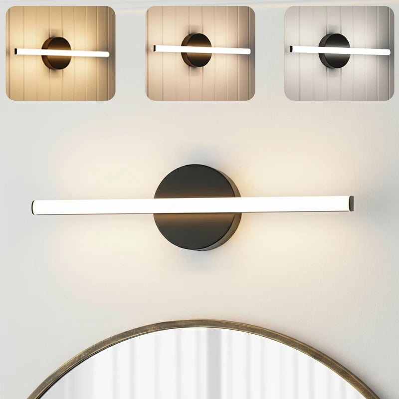 lampe murale moderne applique murale simple éclairage blanc noir minimaliste fixée sans logo