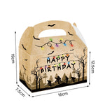 décoration fête anniversaire silhouettes cyclistes arbre guirlande lumineuse happy birthday friends don't lie nappe