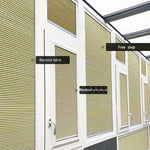store rideau plissé moderne blanc gris rayures horizontales opacité fenêtre maison