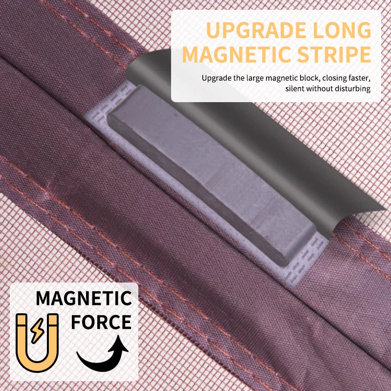 rideau moustiquaire porte magnétique adhésif marron beige rouge bordeaux dentelle étoiles carreaux