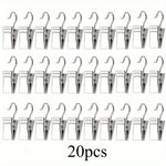 attaches parisiennes crochet métal argenté utilitaires suspension rideaux festifs lumières auvents minimaliste