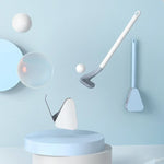 brosse wc silicone gris blanc moderne respectueux environnement bristles poignée
