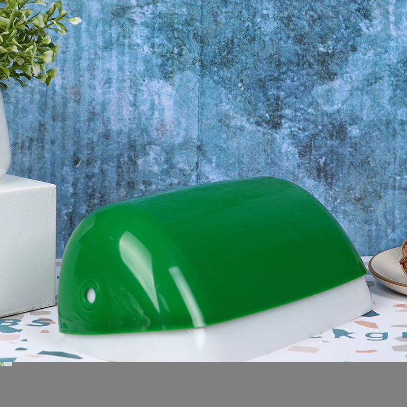 lampe abat jour vert blanc classique moderne élégant