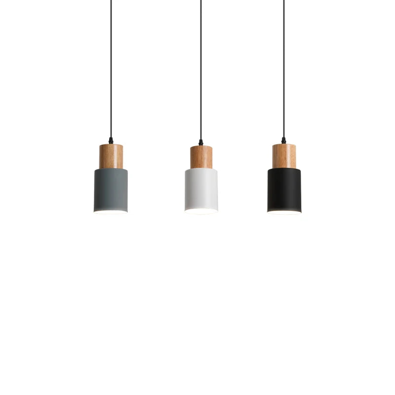 Suspension lumineuse minimaliste câble suspendu gris blanc noir lisse chambre salon étudehôtel