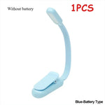 lampe lecture rechargeable rose bleu noir pince usb ajustable brightness moderne compact