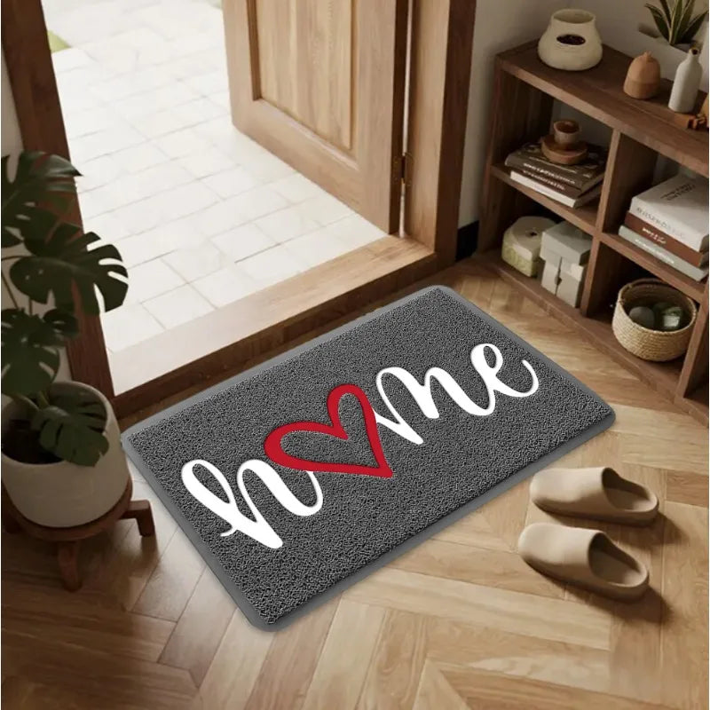 tapis bienvenue moderne noir blanc antidérapant extérieur intérieur 30x50cm 40x60cm