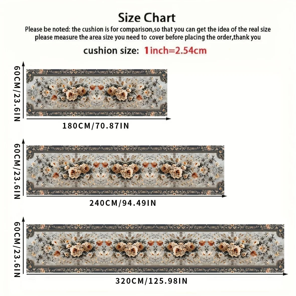 tapis floral velours gris clair bleu marine intérieur salon couloir résistant décoration adultes polyester