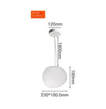 suspension led verre blanc moderne opaque salon chambre pendentif facile