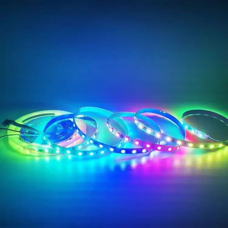 ruban led flexible 30 60 leds rgb full color ip65 waterproof adhésif moderne