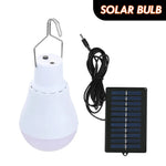 ampoule solaire rechargeable led portable blanc moderne câble panneau solaire camping nuit massageurgence