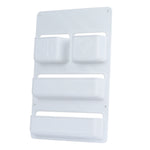 boîte rangement adhésive porte camping car blanc compartiments modernes pratiques