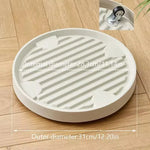 support plante gris blanc rayures horizontales moderne portable amovible robuste