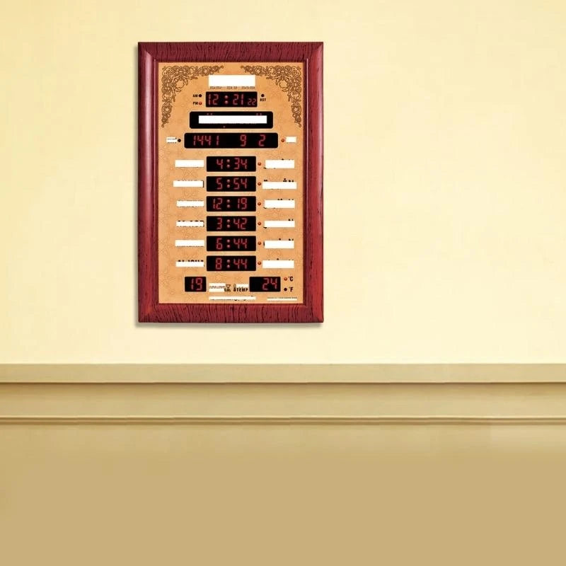 Horloge Azan blanche moderne pour décoration intérieure