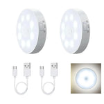 veilleuse led rechargeable sans fil lampe sol blanche moderne détecteur mouvement usb portable