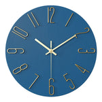 horloge murale moderne quartz aiguille boisée noir blanc minimaliste chambre salon