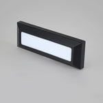applique murale moderne led éclairage chambre entrée 6w hydrofuge noir fixée mur