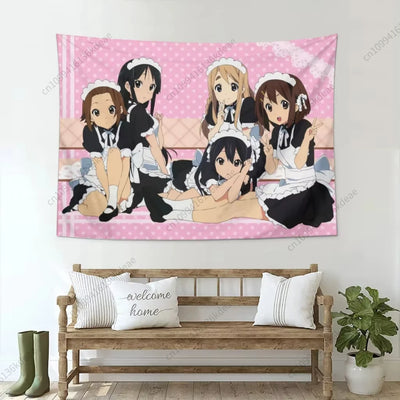 Tapisserie murale K-ON style kawaii décoration anime