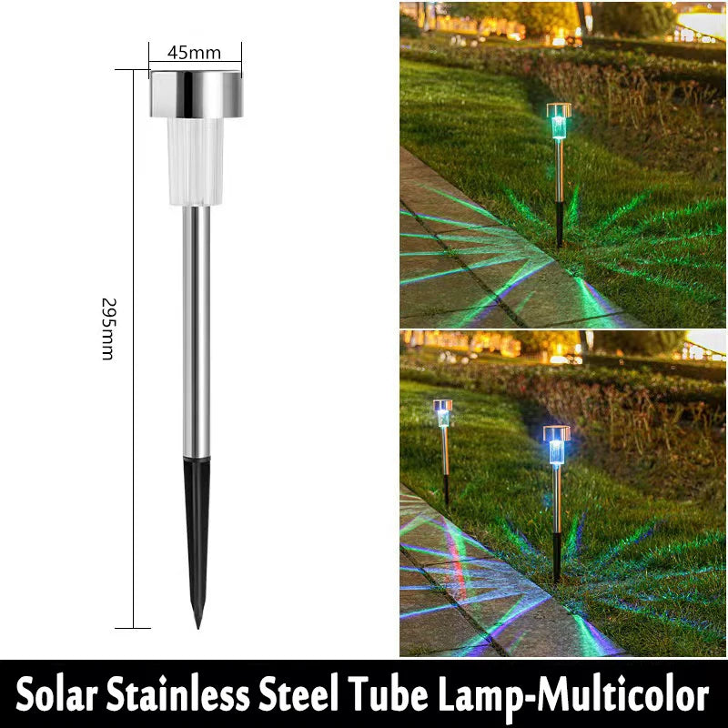 lumière solaire jardin argentée moderne autonome ip44 abs decorationextérieurvacances