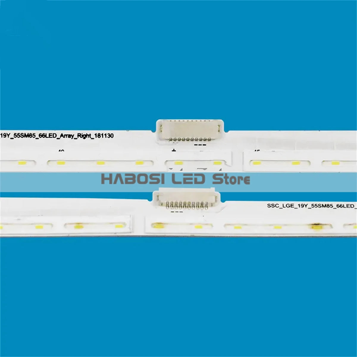 ruban led blanc adhésif moderne ligne leds lumineuses opaques deux pièces