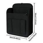 sac dos noir gris polyester moderne bandes ajustables poches multiples rangement cosmétiques téléphone