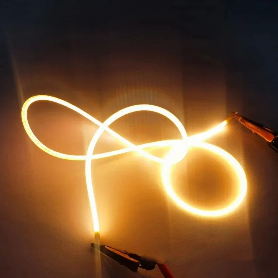 décoration filaments led flexibles 12v 2200k chaleur clips modernes noël 130mm 300mm 360mm 460mm
