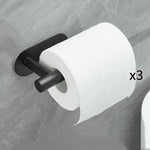 porte papier adhésif moderne plastique noir blanc minimaliste sans perçage