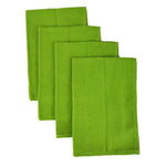 serviettes maison gris texture lin classique 40x40cm set 10paque opacité festive all season