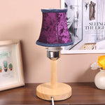 abat jour velours classique bleu gris noir rose vert rouge