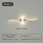 lampe murale led moderne or noir blanc minimaliste cuisine salle manger