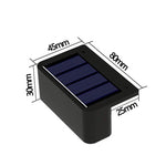 appliques murales solaires noires panneau solaire bleu moderne led étanchesextérieur minimaliste lumière soleil