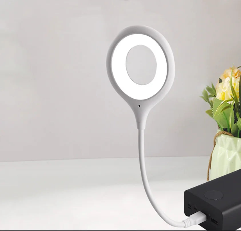 lampe table flexible blanc moderne prise usb rechargeable adhésif minimaliste chambre coucher led contemporaine