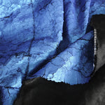 tissu polyester protection uv bleu noir texturé craquelé plissé abstrait matériaux bricolage respectueux environnement