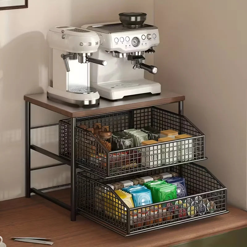 meuble rangement tiroirs gris bois moderne compartiments stockage multifonctionnel robuste