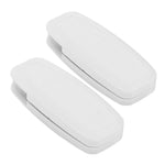 boîte pilules blanc pratique vis fixations anneaux boucles rideaux accessoires plastique polyester