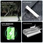 lampe torche rechargeable flashlight moderne aimantée résistante autodéfense lumière intense camping