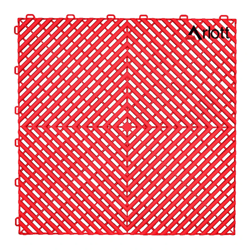 tapis sol modulaires antidérapants bleu noir blanc moderne connecteurs clip système