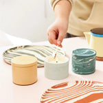 moule silicone bougie pot décoration maison flexible non adhésif facile nettoyage durable