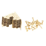 cornières décoratives vintage bronze doré argenté ornements floraux géométriques 10pc 20pc 30pc