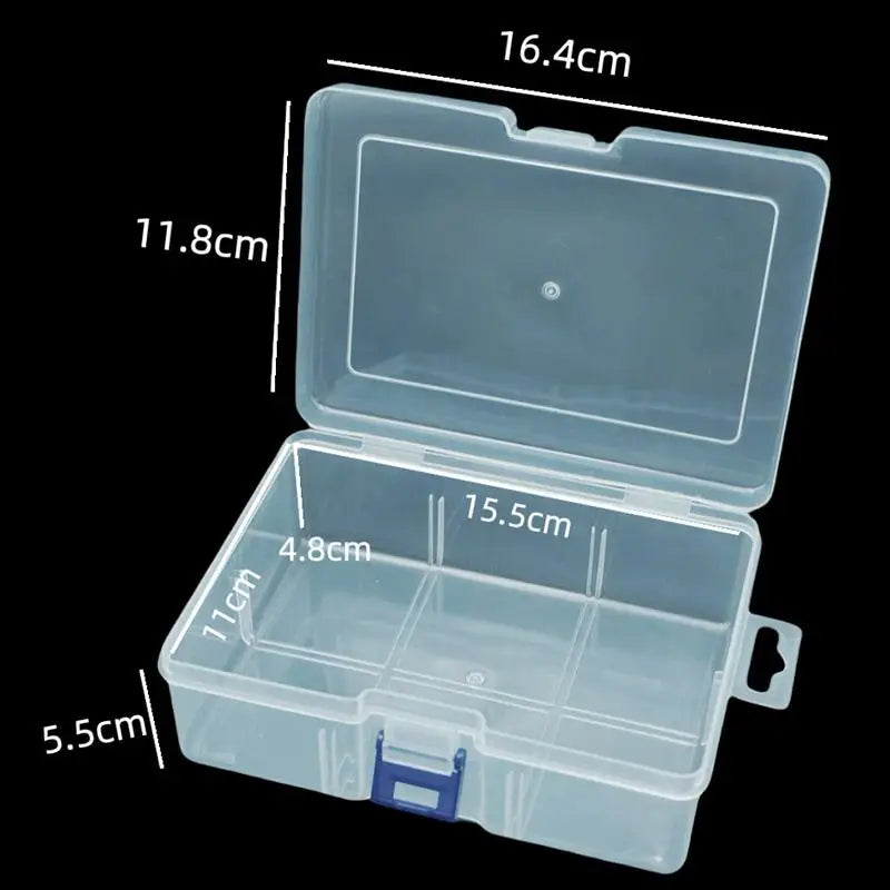 boîtes rangement transparentes couleurs pastel compartiments divisés poignées intégrées modernes bijoux emballage pratique