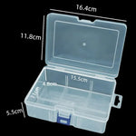 boîtes rangement transparentes couleurs pastel compartiments divisés poignées intégrées modernes bijoux emballage pratique