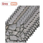 panneau decoratif mural brique texture moderne resistant eau adhesif marron gris beige