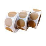 rubans adhésifs ronds dorés moderne stickers blanc beige autocollants variés pack