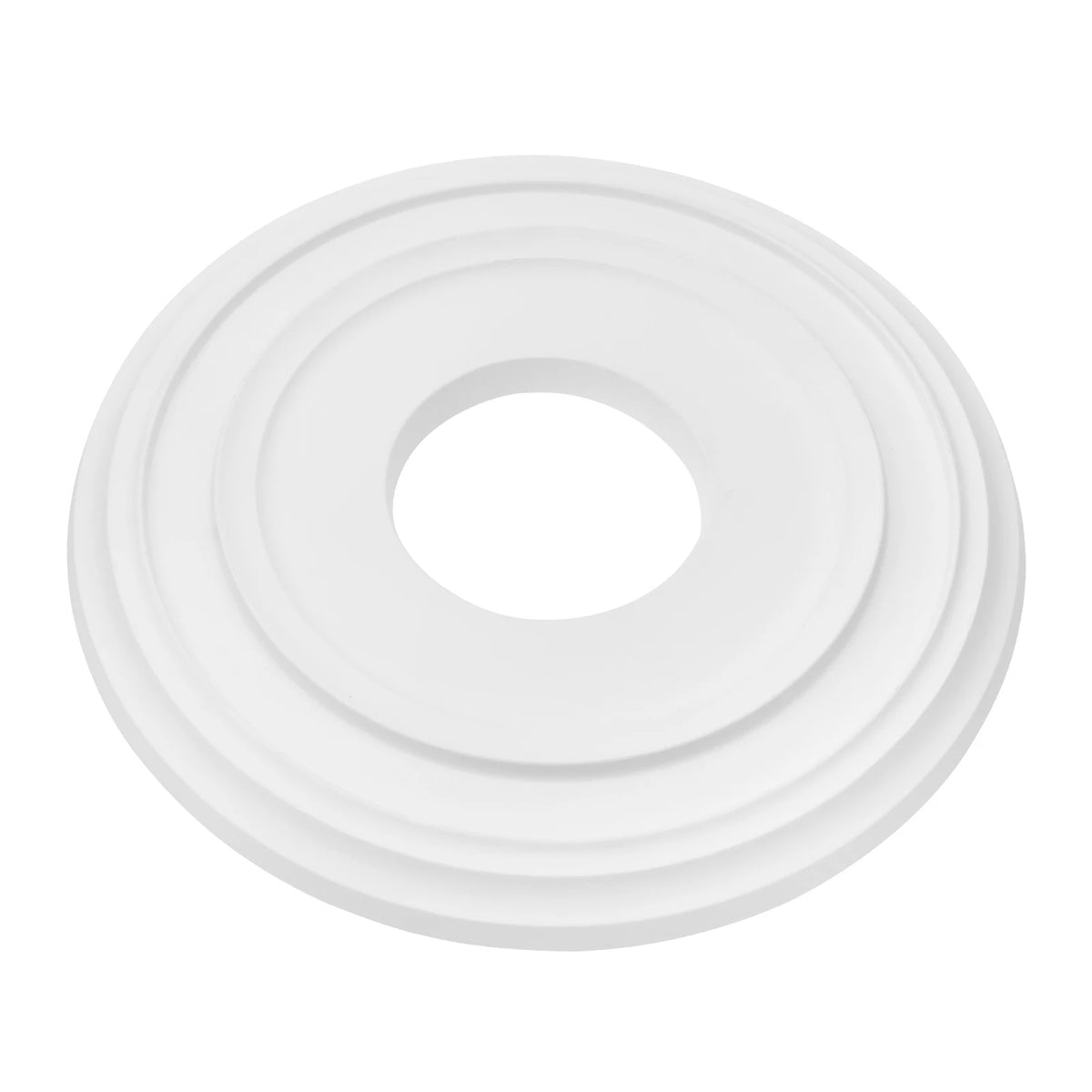 anneau blanc classique diamètre 31cm opacité concentrique lisse fixations invisibles abs ccc
