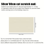 tapis grattage chat tissu texture moderne beige clair polyester lavable protection meubles
